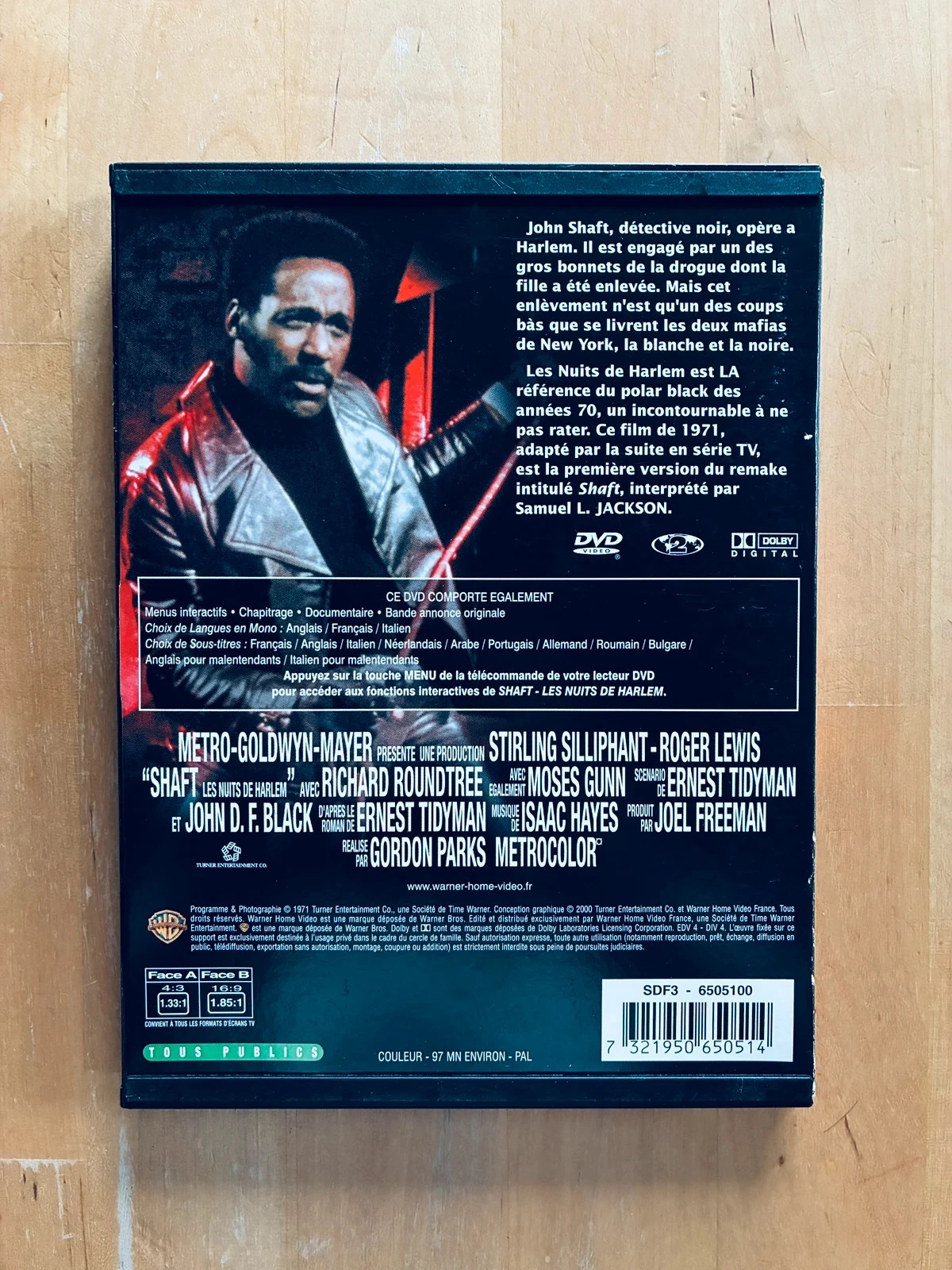 DVD Shaft Les nuits de Harlem. – photo 3